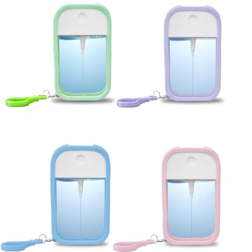 MAYCREATE® 4 PCS Card Spray Bottle Perfume Atomizer 50 ml Portable Card Ultra-Thin Design Refillable Empty Bottles Apply to Travel Can Fill Makeup Toner, Air Fresheners, Alcohol, Hand Sanitizer, etc MAYCREATE® 4 PCS Card Spray Bottle Perfume Atomizer 50 ml Portable Card Ultra-Thin Design Refillable Empty Bottles Apply to Travel Can Fill Makeup Toner, Air Fresheners, Alcohol, Hand Sanitizer, etc